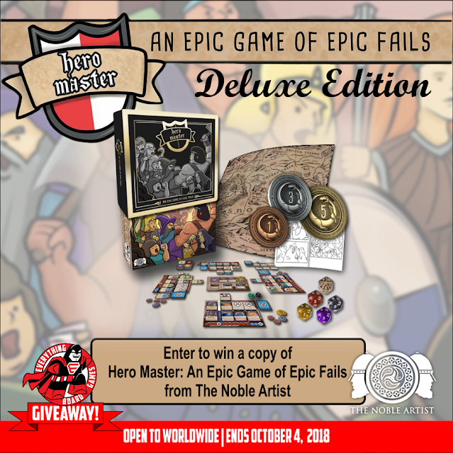 Hero Master: An Epic Game of Epic Fails–Deluxe Edition–Giveaway