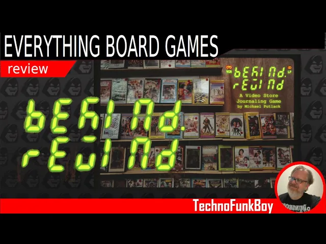 Everything Board Games “Be Kind. Rewind.” journaling game video review