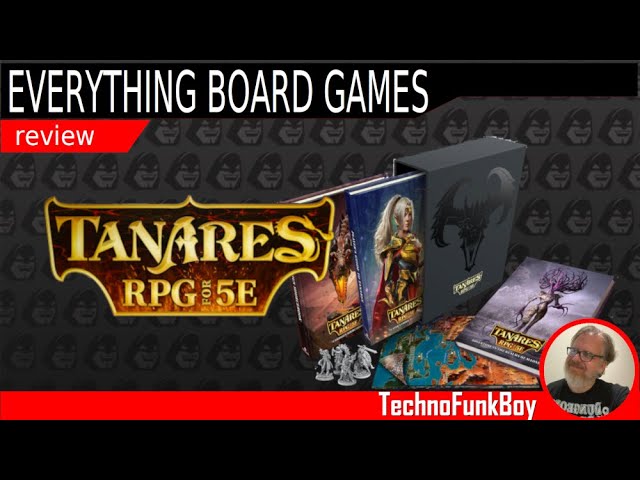 “Tanares RPG” TTRPG unboxing video