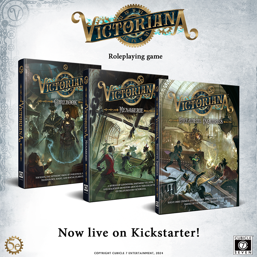 Victoriana – 5e Roleplaying in a Time of Revolution Kickstarter Spotlight